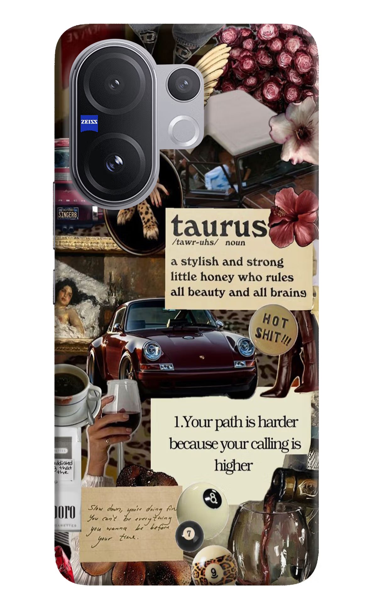 Taurus Zodiac Vivo V60 5G Back Cover