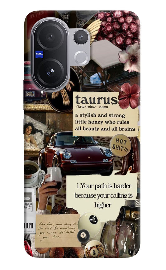 Taurus Zodiac Vivo V60 5G Back Cover