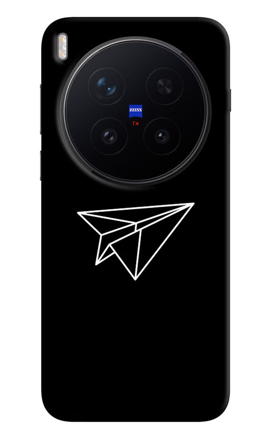 Paper Plane White Vivo X300 Pro Back Cover