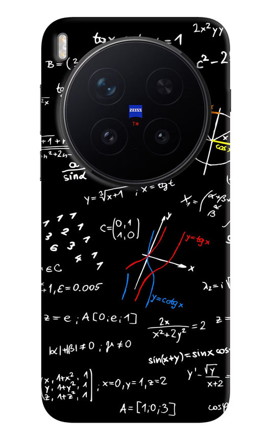 Mathematics Formula Vivo X300 Pro Back Cover