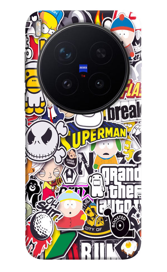 Sticker Bomb Vivo X300 Pro Back Cover