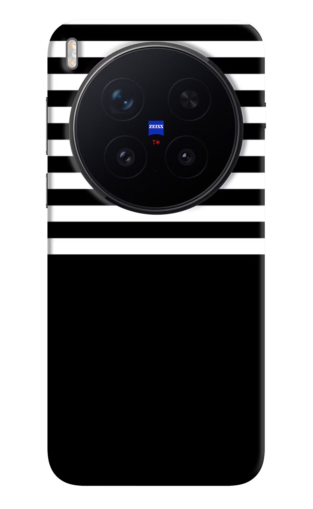 Black and White Print Vivo X300 Pro Back Cover