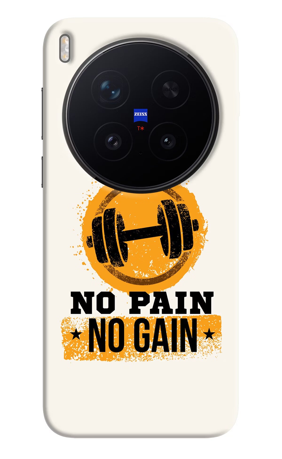 No Pain No Gain Vivo X300 Pro Back Cover