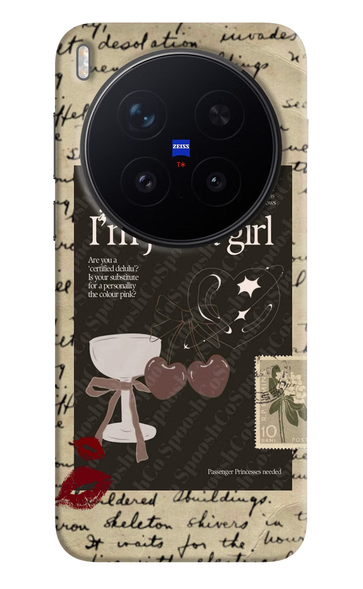 I am just a girl Vivo X300 Pro Back Cover