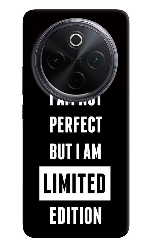 I Am Not Perfect But I Am Limited Edition iQOO Z10 5G Back Cover