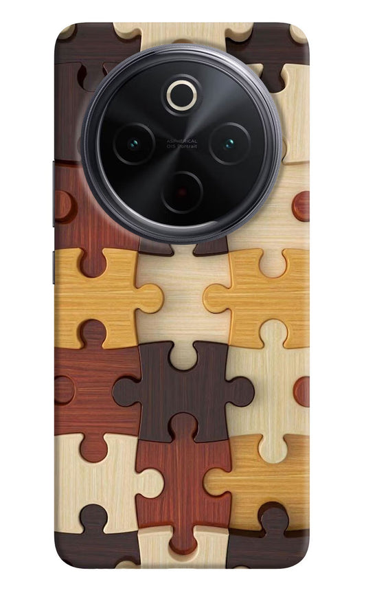 Wooden Puzzle iQOO Z10 5G Back Cover