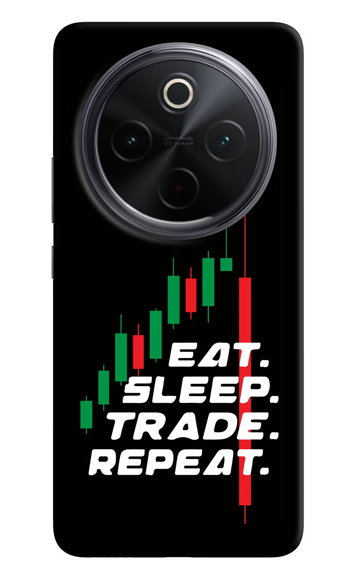 Eat Sleep Trade Repeat iQOO Z10 5G Back Cover