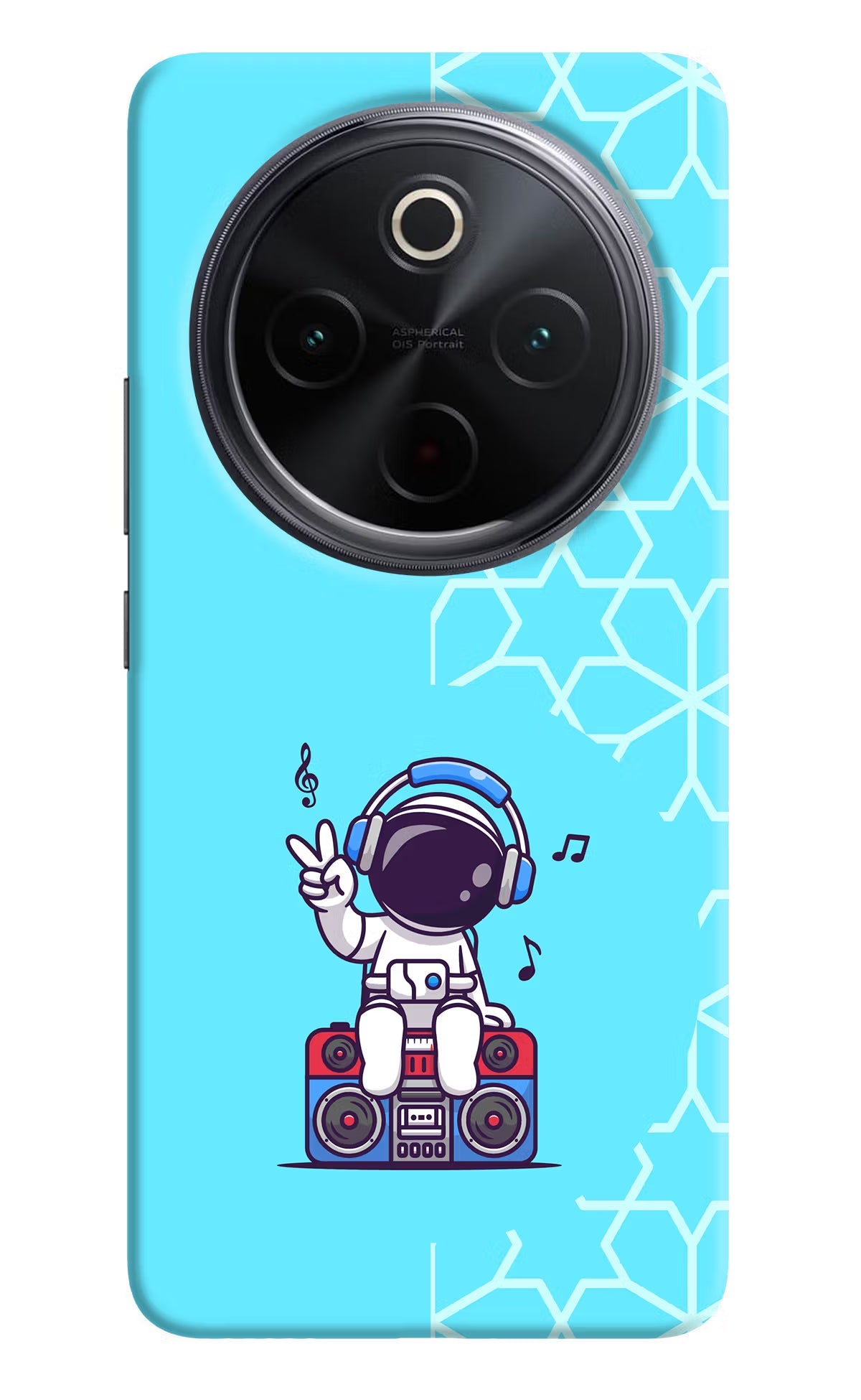 Cute Astronaut Chilling iQOO Z10 5G Back Cover