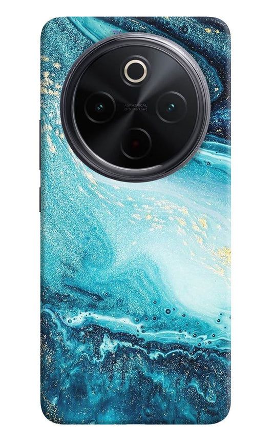 Blue Glitter Marble iQOO Z10 5G Back Cover