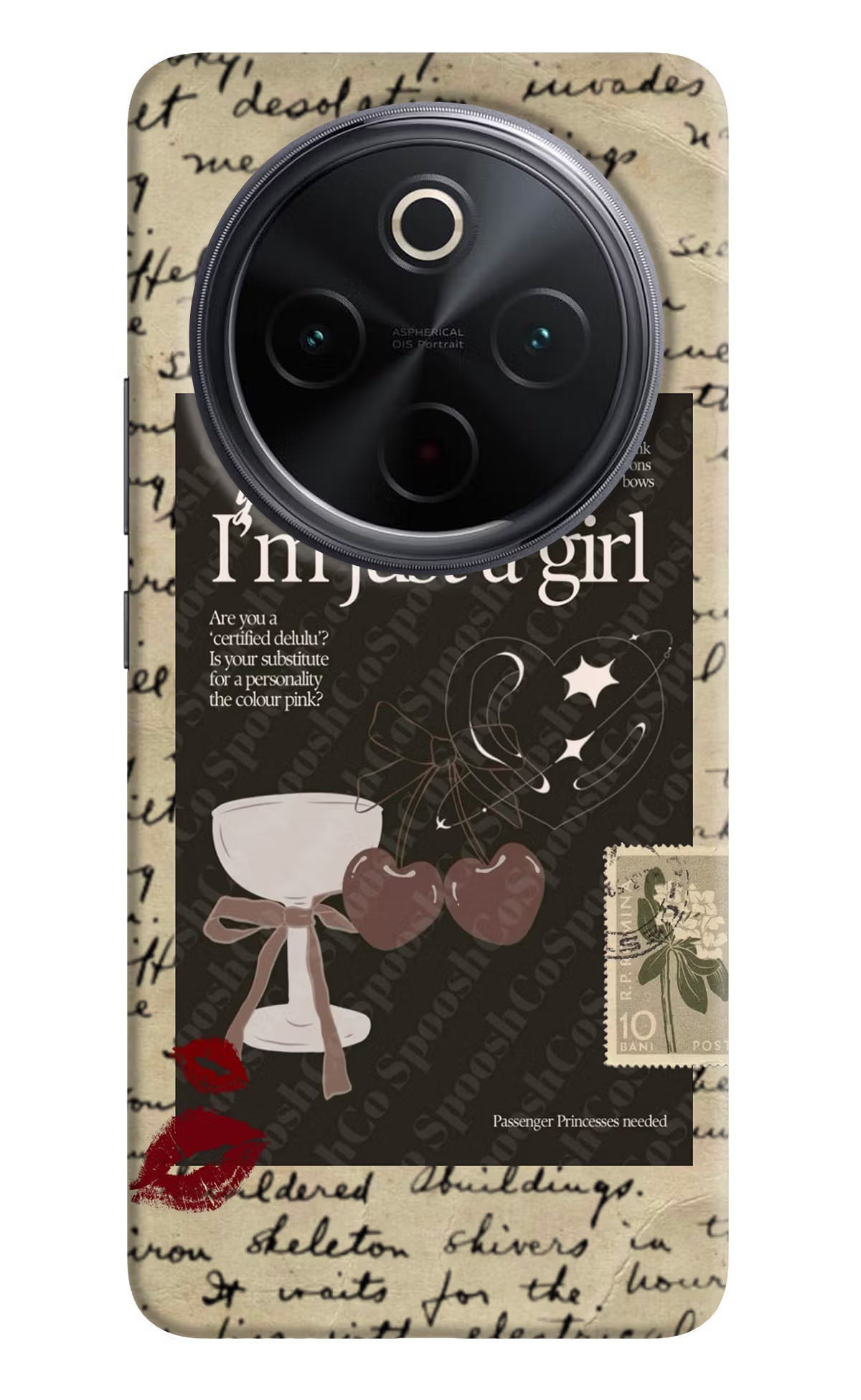 I am just a girl iQOO Z10 5G Back Cover