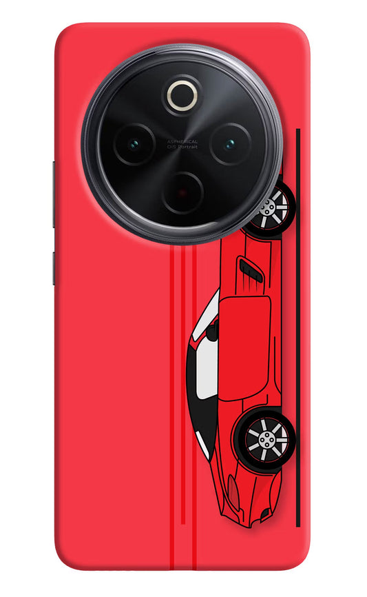 Red Velocity iQOO Z10 5G Back Cover