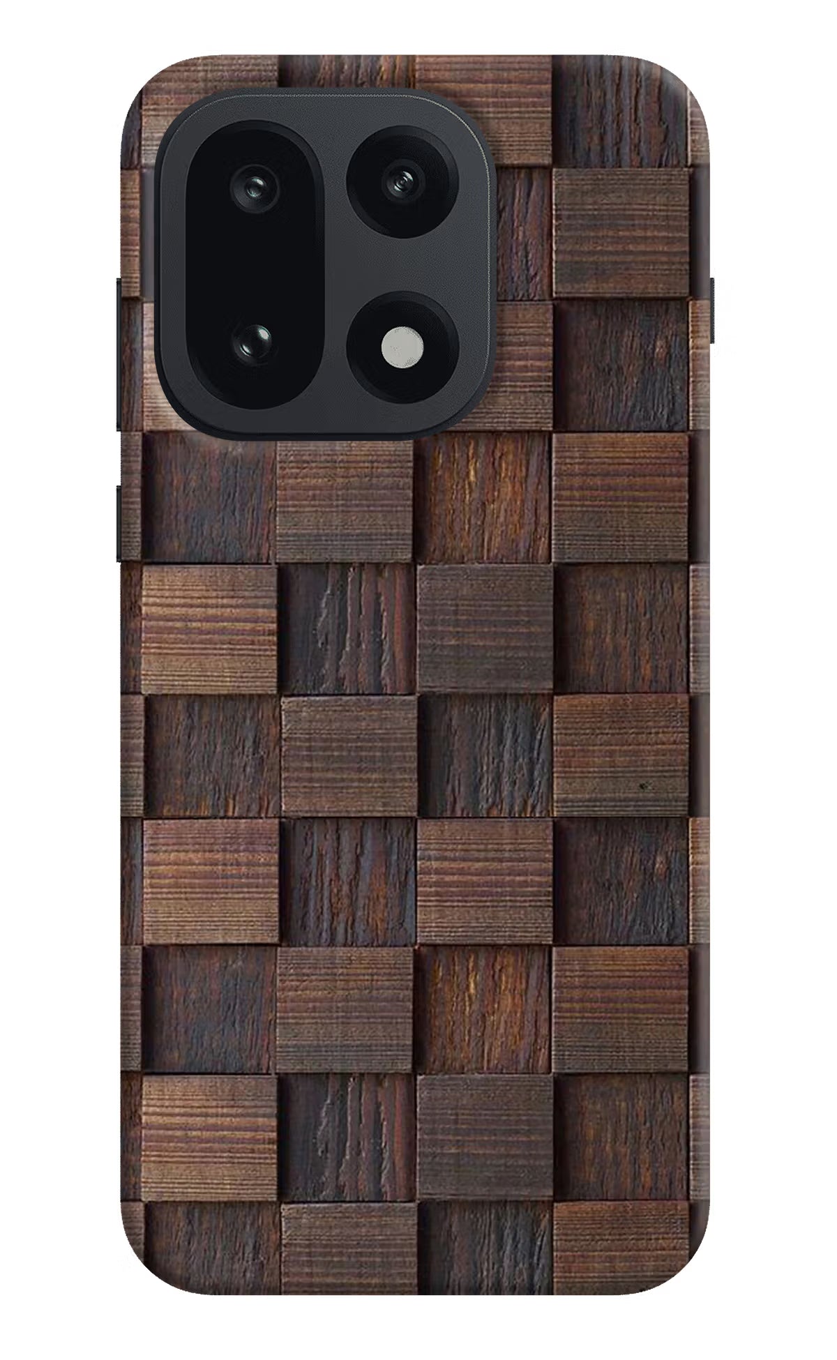 Wooden Cube Design OnePlus 15 Back Cover