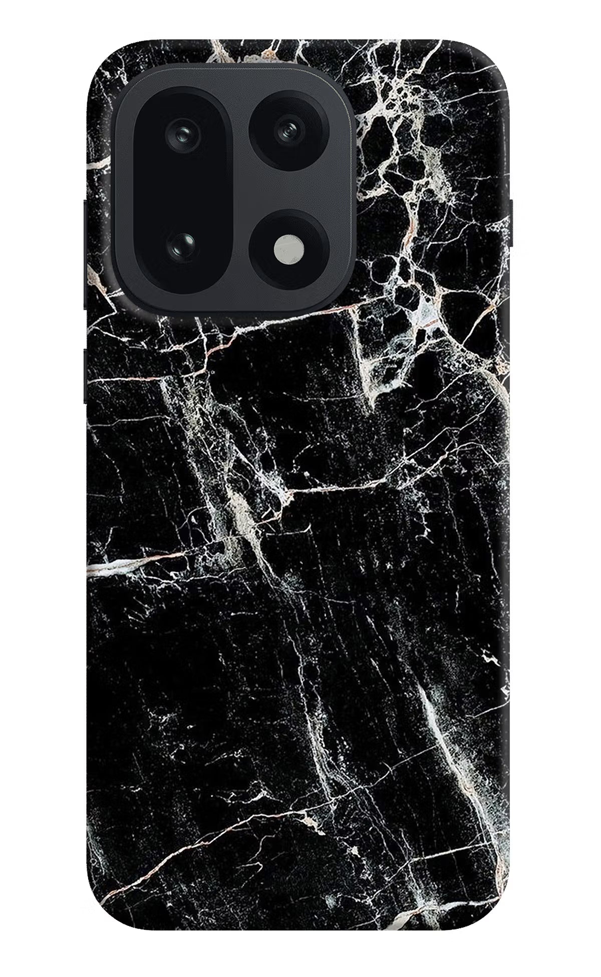 Black Marble Texture OnePlus 15 Back Cover