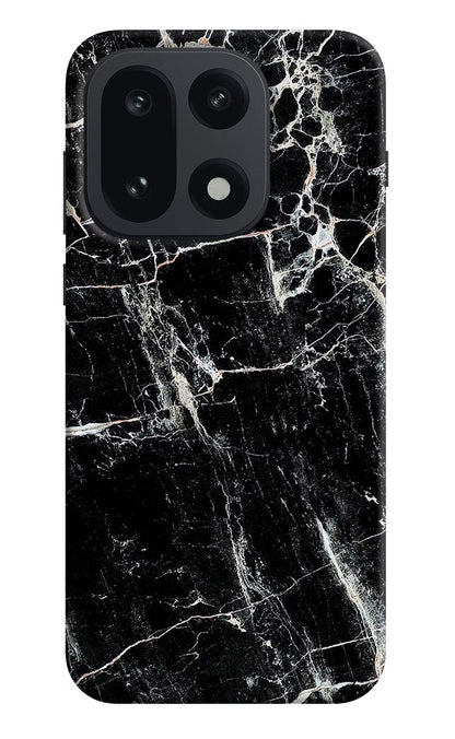 Black Marble Texture OnePlus 15 Back Cover