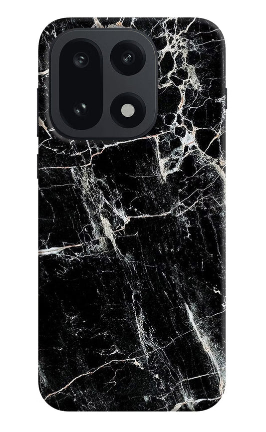 Black Marble Texture OnePlus 15 Back Cover