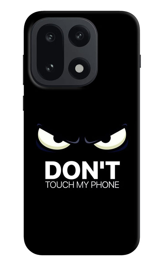 Don'T Touch My Phone OnePlus 15 Back Cover