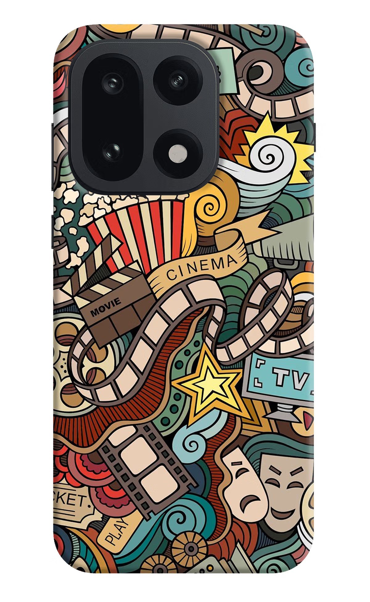 Cinema Abstract OnePlus 15 Back Cover