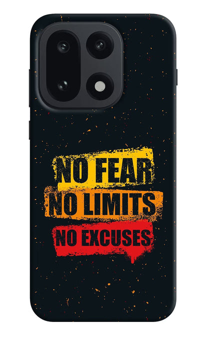 No Fear No Limits No Excuse OnePlus 15 Back Cover