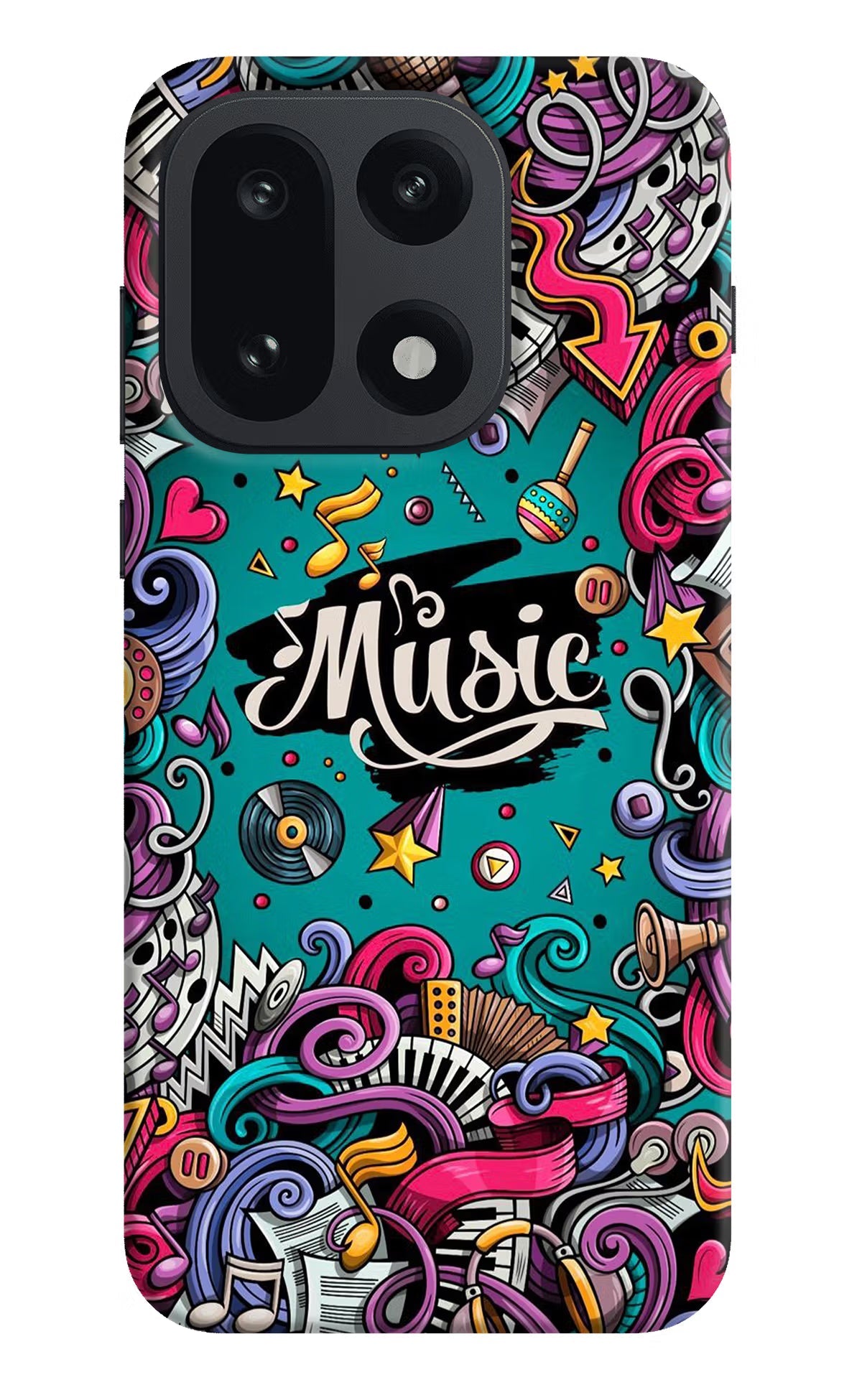 Music Graffiti OnePlus 15 Back Cover
