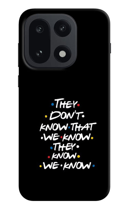 FRIENDS Dialogue OnePlus 15 Back Cover