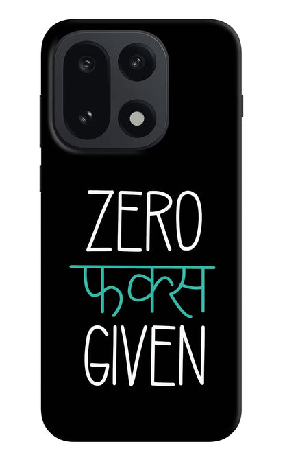 Zero Fucks Given OnePlus 15 Back Cover