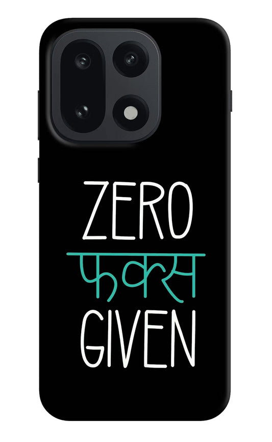 Zero Fucks Given OnePlus 15 Back Cover