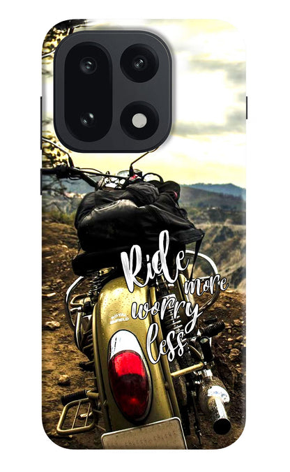 Ride More Worry Less OnePlus 15 Back Cover