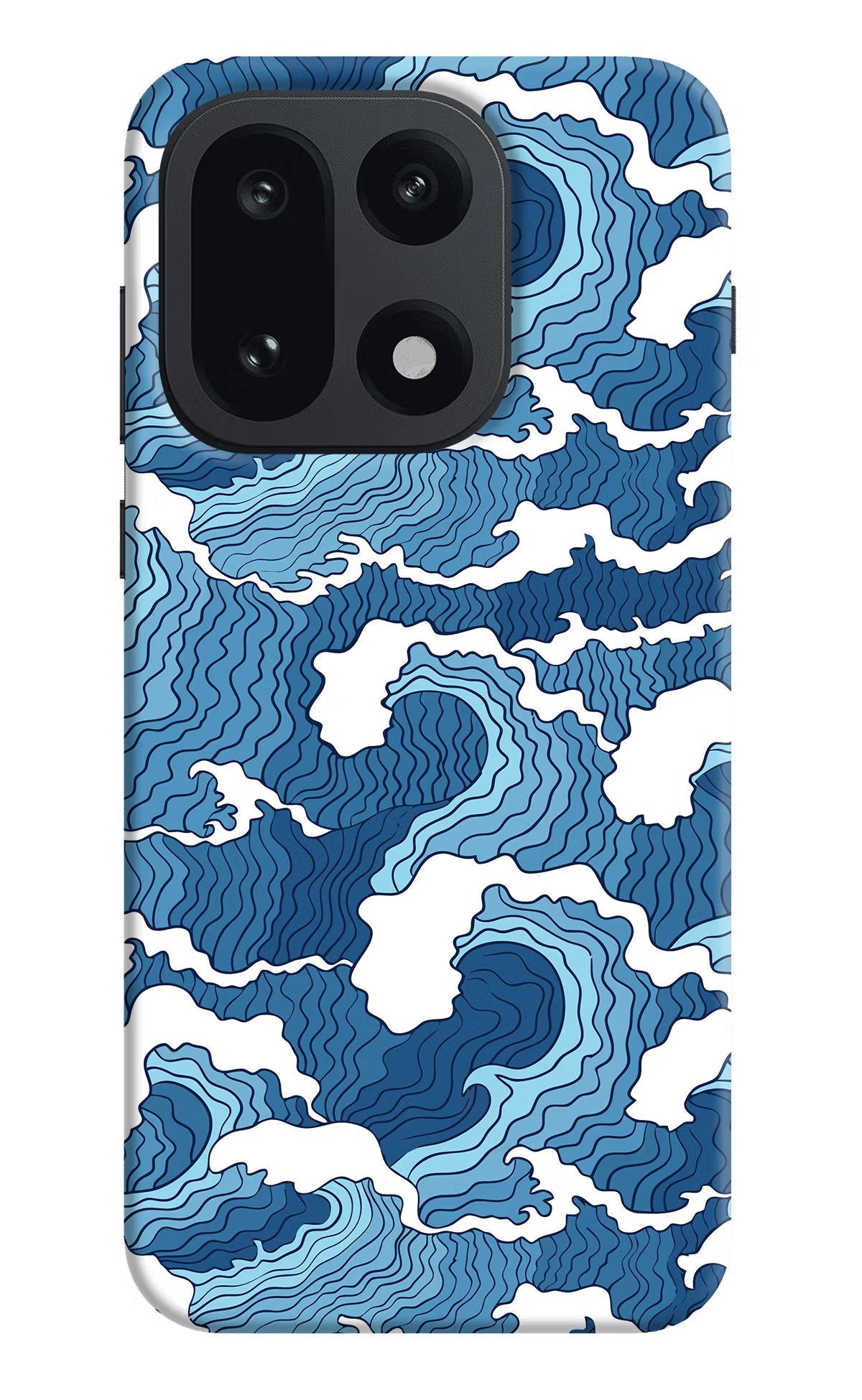 Blue Waves OnePlus 15 Back Cover