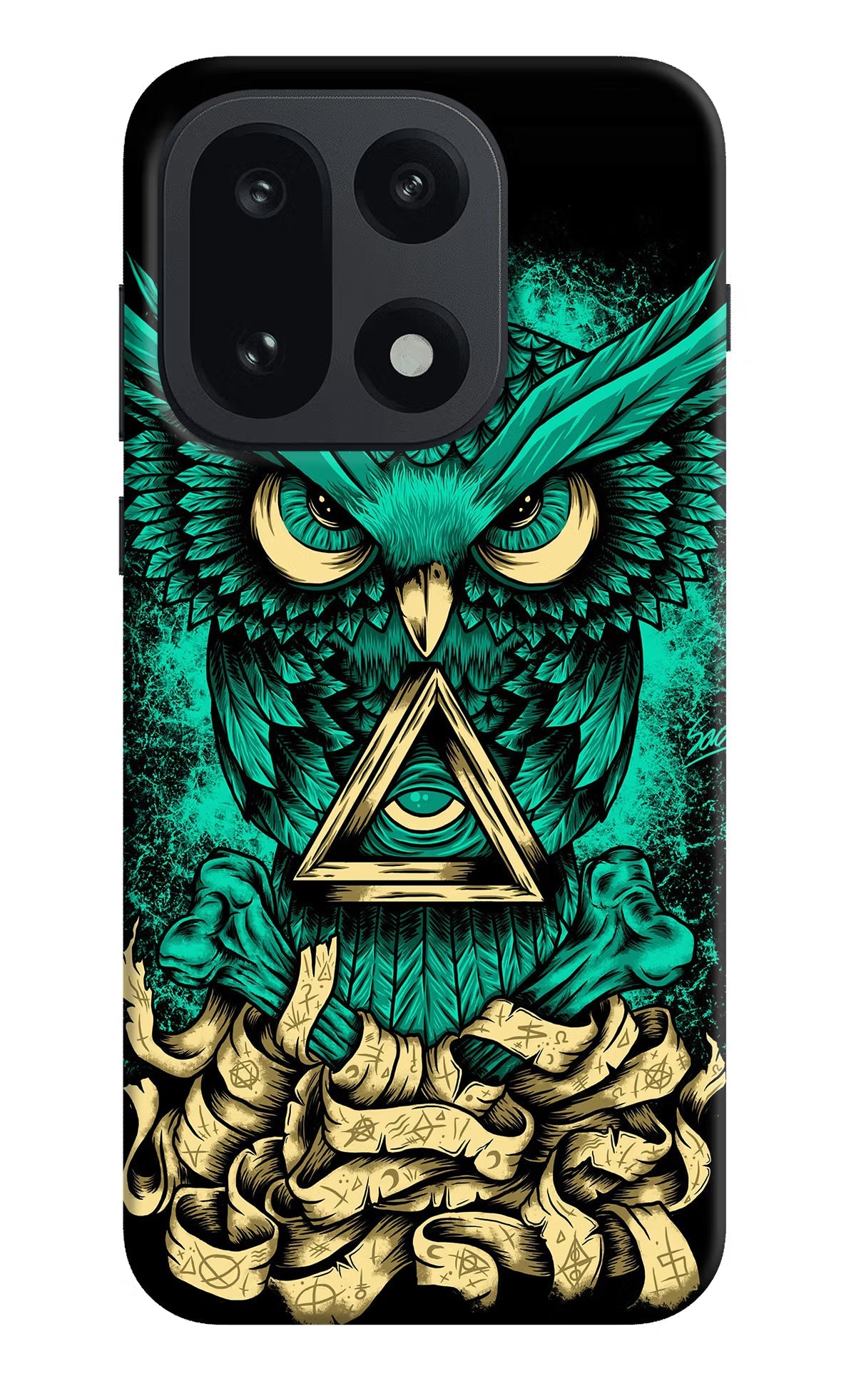 Green Owl OnePlus 15 Back Cover