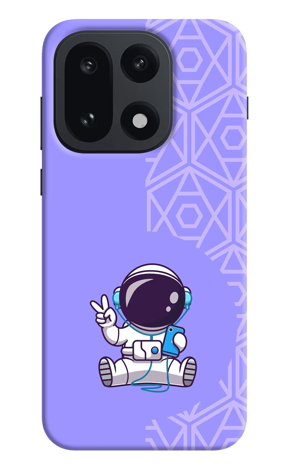 Cute Astronaut Chilling OnePlus 15 Back Cover
