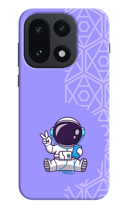 Cute Astronaut Chilling OnePlus 15 Back Cover