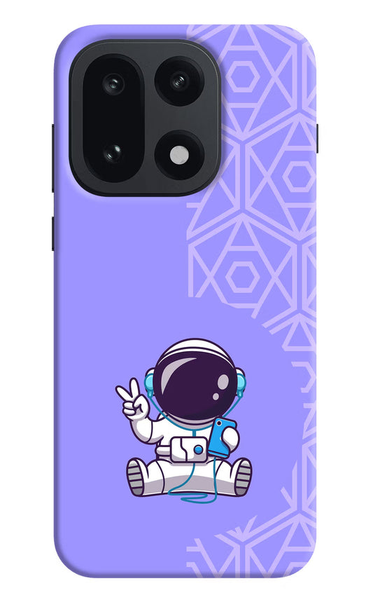Cute Astronaut Chilling OnePlus 15 Back Cover