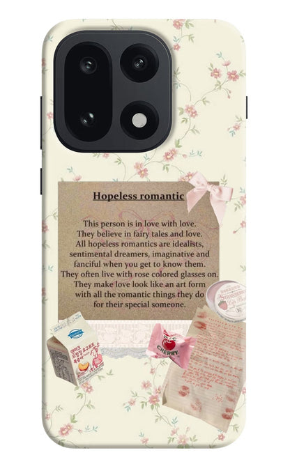 Hopeless Romantic OnePlus 15 Back Cover