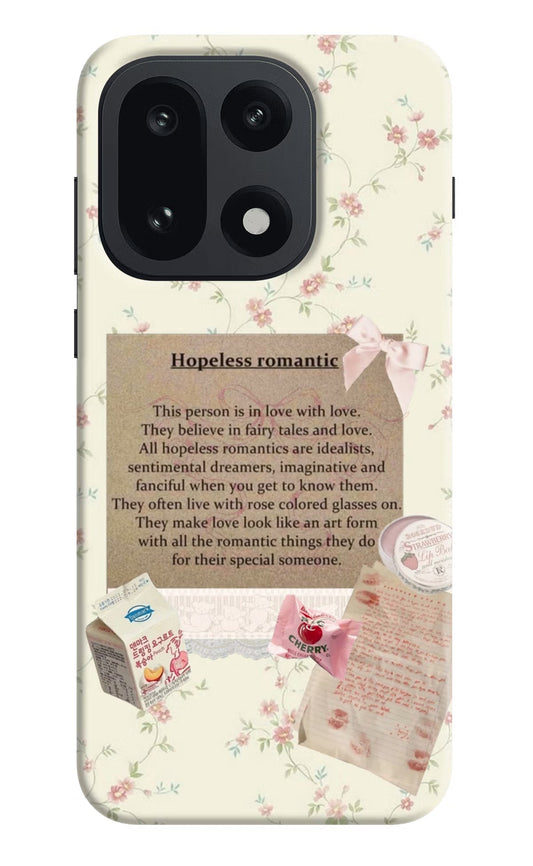 Hopeless Romantic OnePlus 15 Back Cover