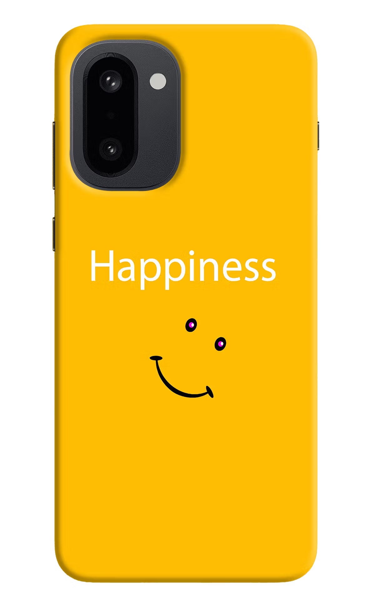 Happiness With Smiley OnePlus 15R Back Cover