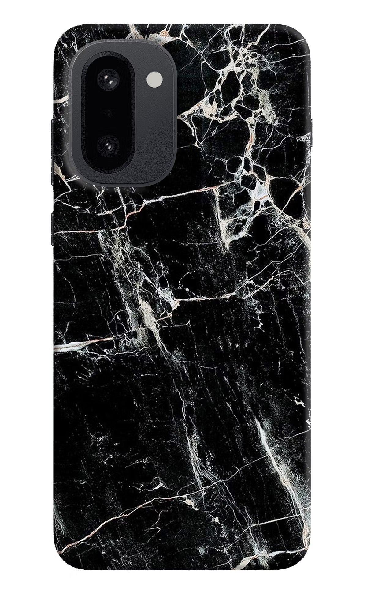 Black Marble Texture OnePlus 15R Back Cover