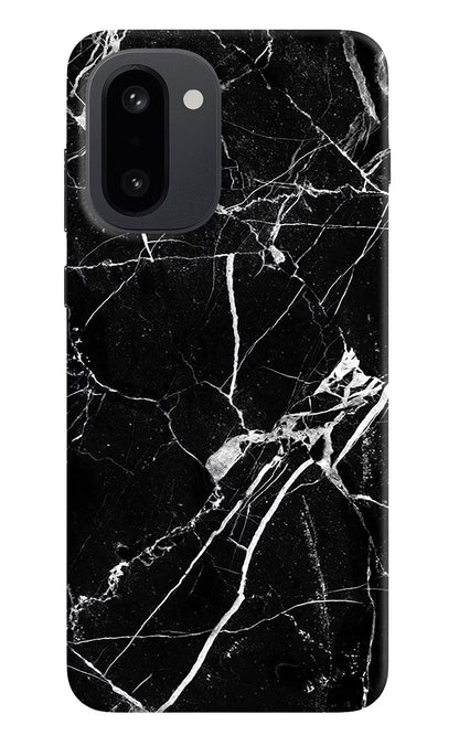 Black Marble Pattern OnePlus 15R Back Cover
