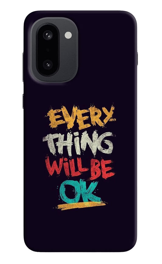 Everything Will Be Ok OnePlus 15R Back Cover