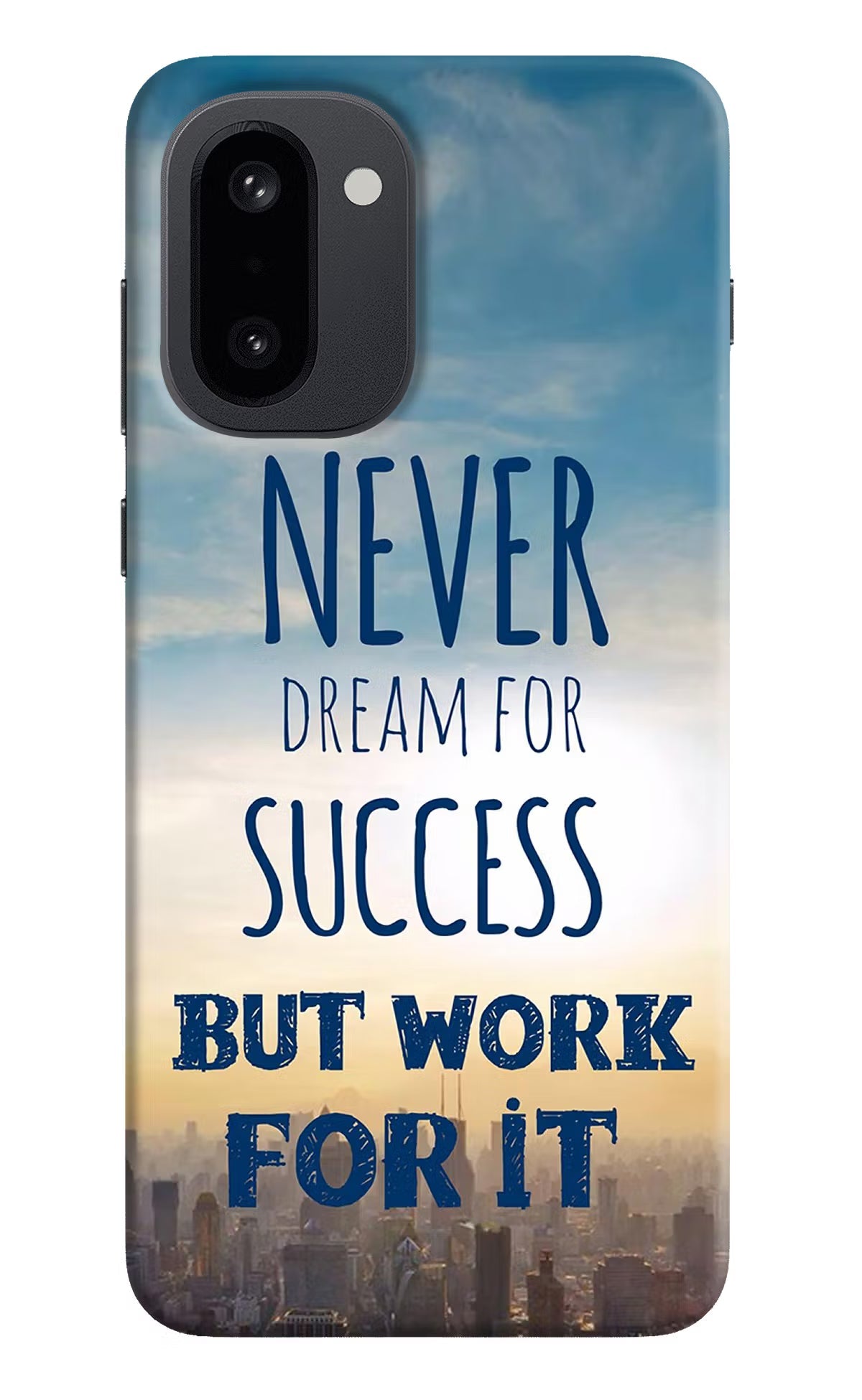 Never Dream For Success But Work For It OnePlus 15R Back Cover