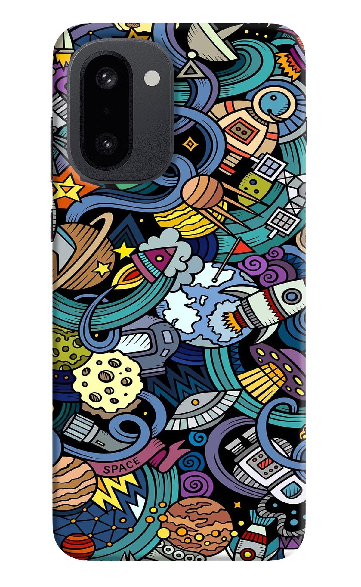 Space Abstract OnePlus 15R Back Cover