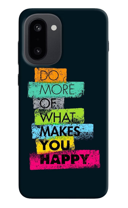 Do More Of What Makes You Happy OnePlus 15R Back Cover
