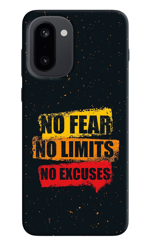 No Fear No Limits No Excuse OnePlus 15R Back Cover