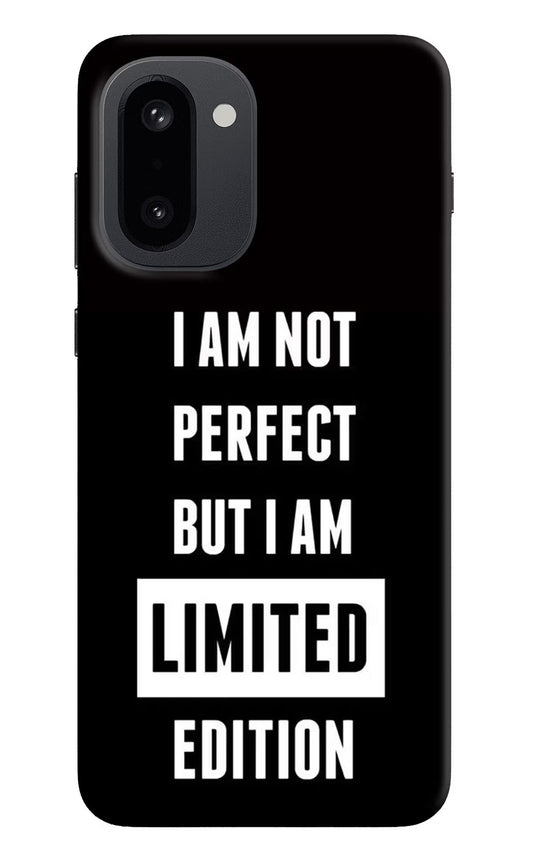 I Am Not Perfect But I Am Limited Edition OnePlus 15R Back Cover
