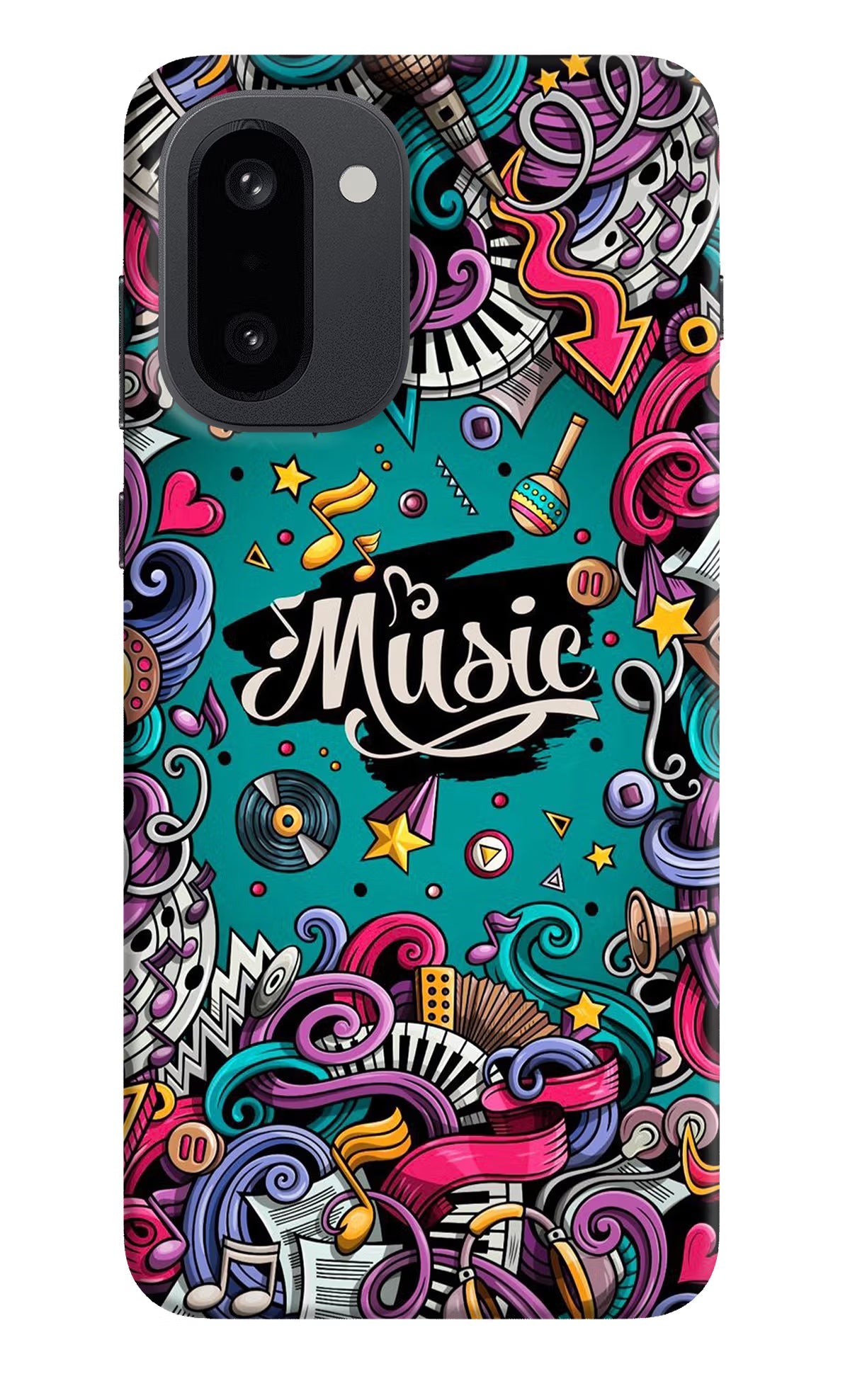 Music Graffiti OnePlus 15R Back Cover