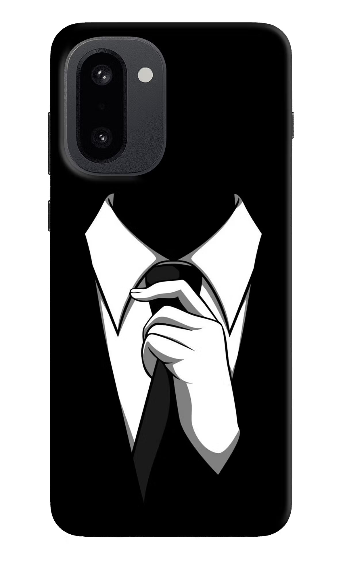 Black Tie OnePlus 15R Back Cover