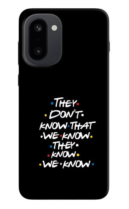 FRIENDS Dialogue OnePlus 15R Back Cover