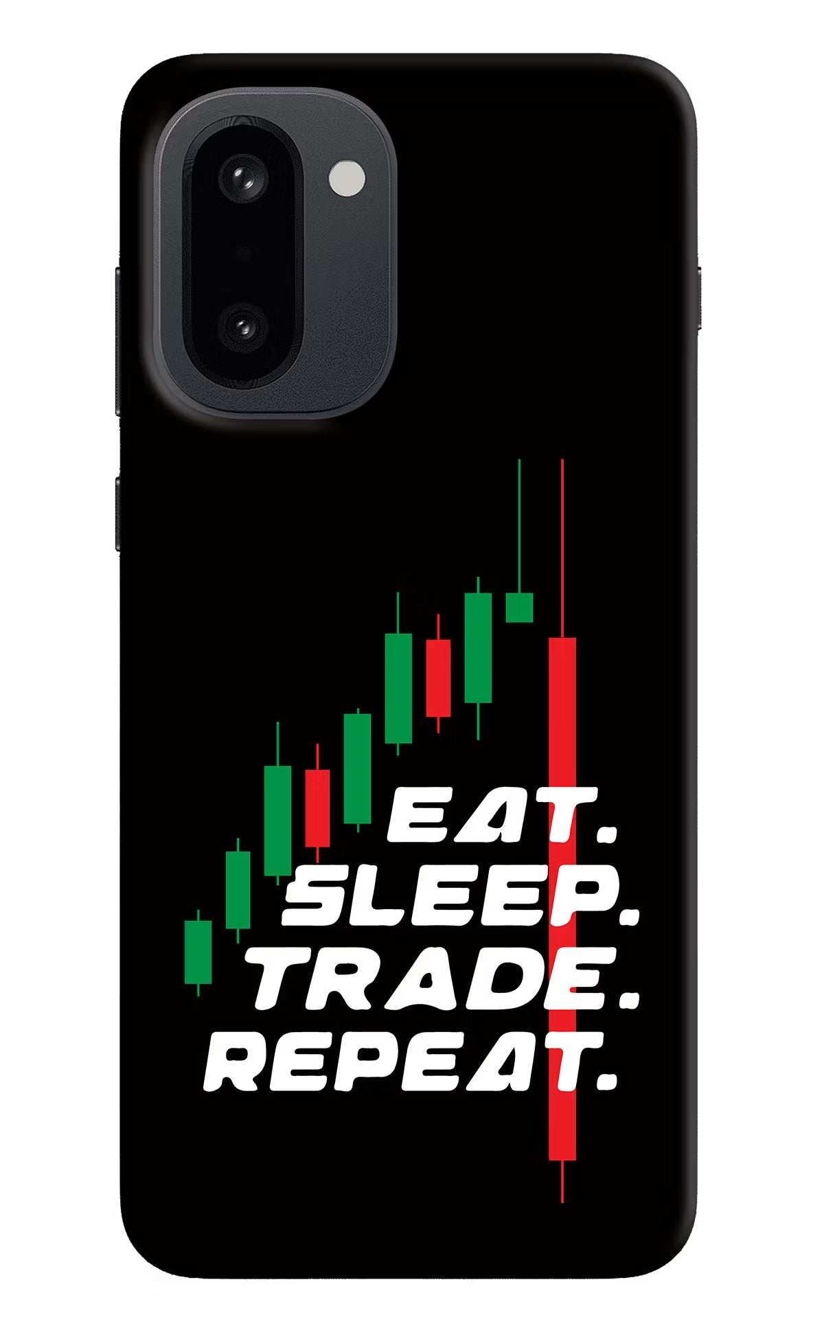 Eat Sleep Trade Repeat OnePlus 15R Back Cover