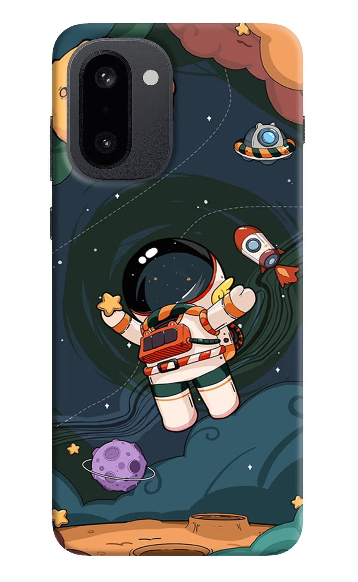 Cartoon Astronaut OnePlus 15R Back Cover