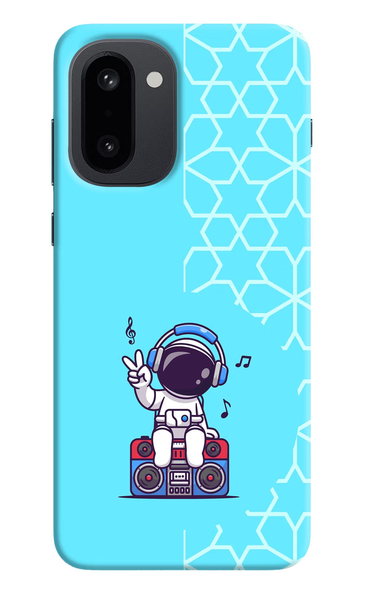 Cute Astronaut Chilling OnePlus 15R Back Cover