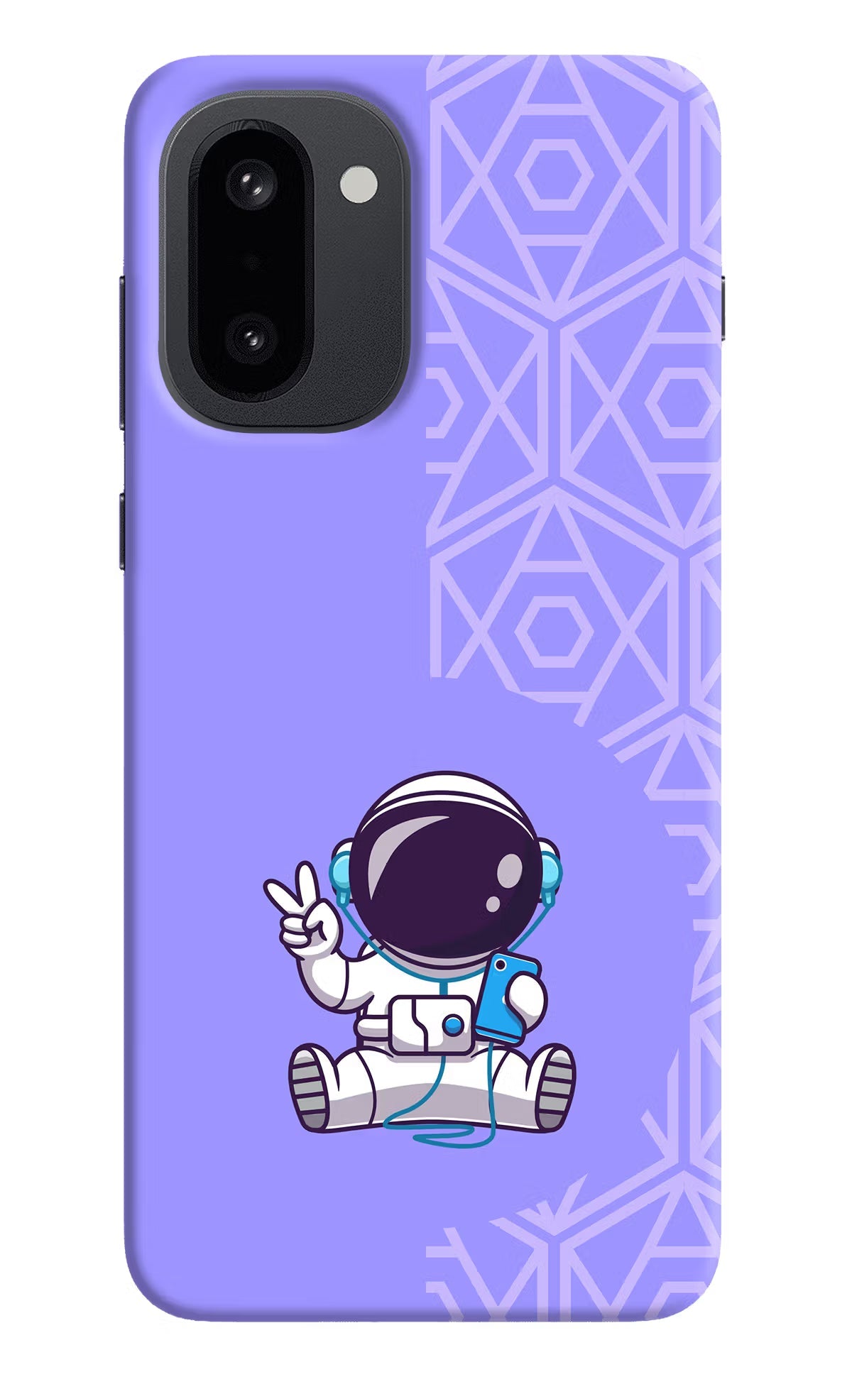 Cute Astronaut Chilling OnePlus 15R Back Cover